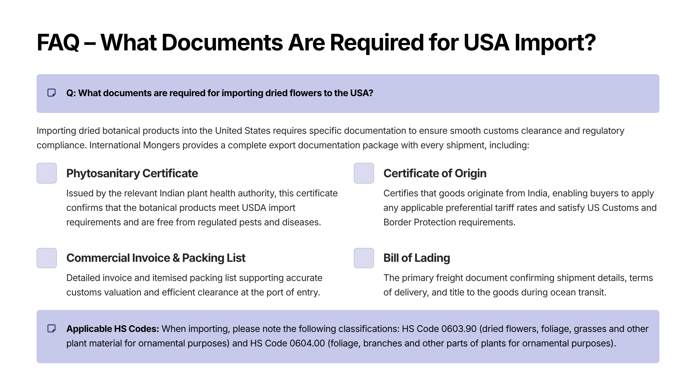 15 FAQ What Documents Are Required for USA Import