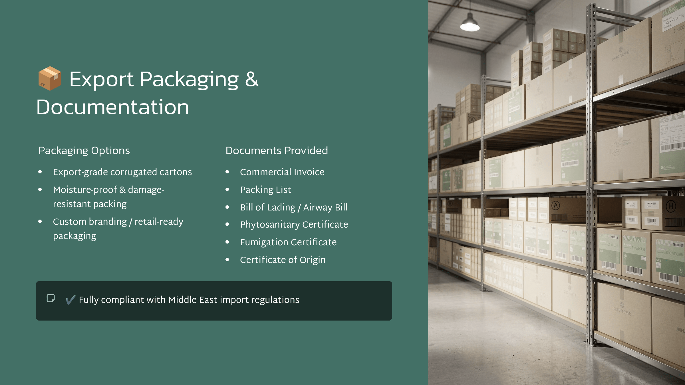5 Export Packaging and Documentation