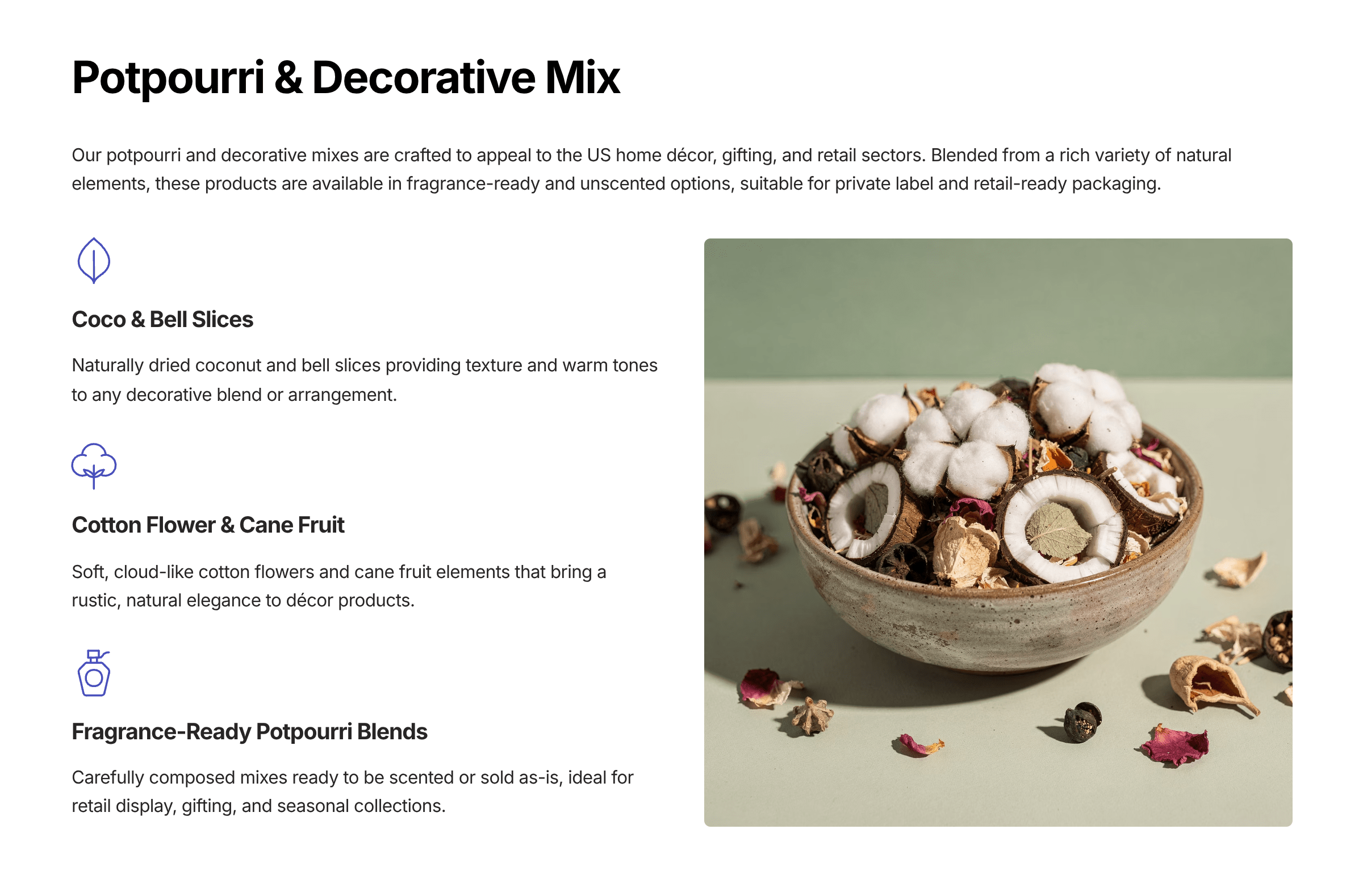 5 Potpourri and Decorative Mix